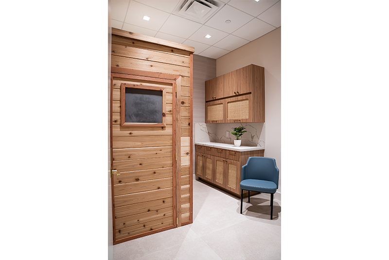 Hydrology Wellness® miami wellness center sauna space